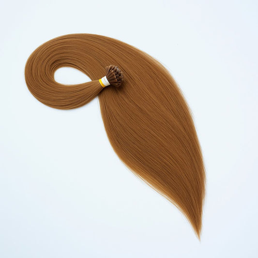 28" (70cm) 100G Strawberry Blonde Natural Straight Human Hair Extensions